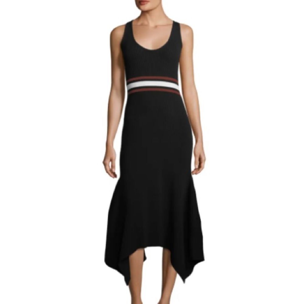 A.L.C. Anders Scoop-Neck Sleeveless Fitted
Handkerchief-Hem Dress size XS